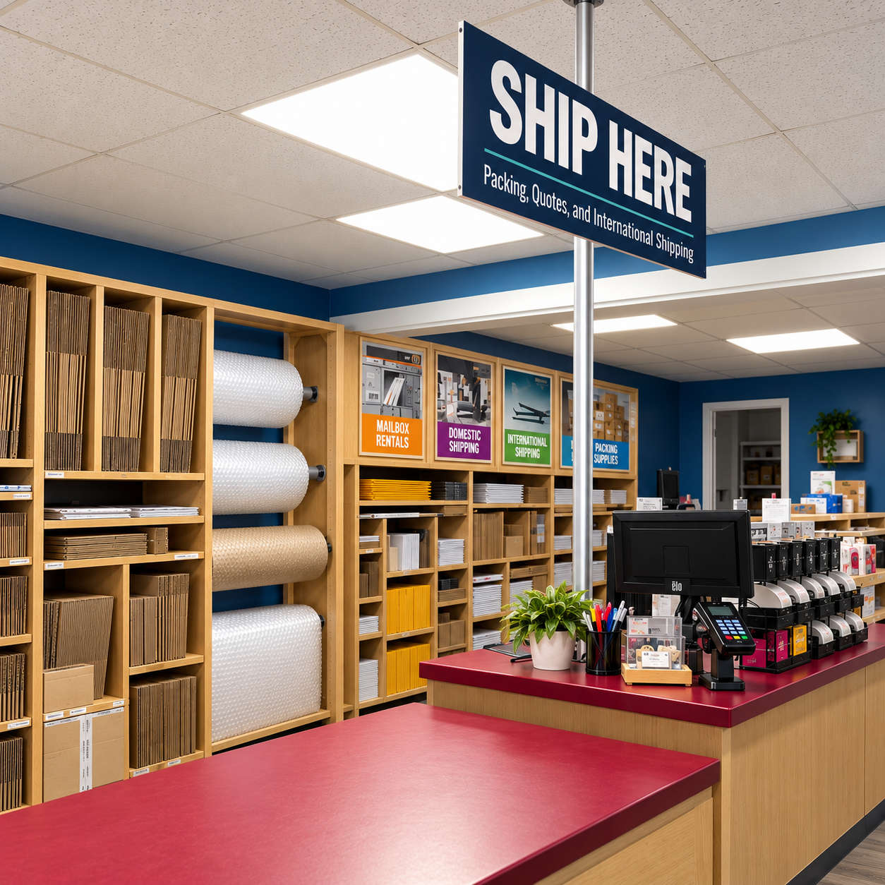 mail it 4u shipping counter