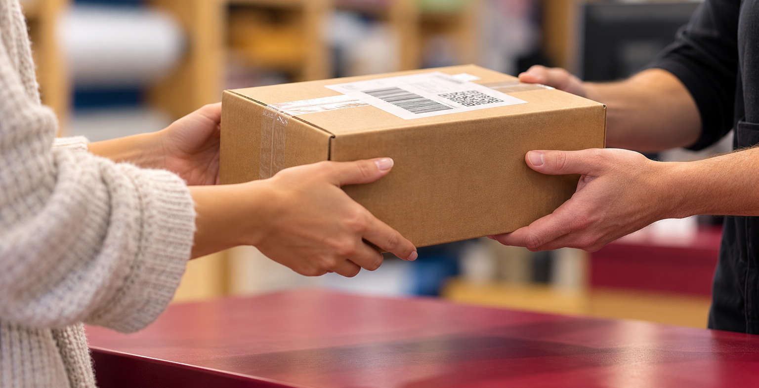 returns in bath maine person handing over a return package in mail it 4u returns in bath maine person handing over a return package in mail it 4u